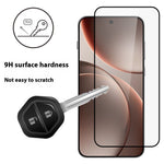 ITIETIE 2PCS For Oppo Find X9 5G Silk Printing Tempered Glass 0.25mm High Aluminum Full Screen Protector , Full Glue