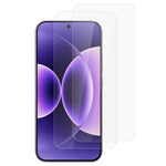 ITIETIE 2 st. för Xiaomi 17 Pro Max / 17 Ultra 5G skärmskydd 0,25 mm heltäckande hög aluminium-kiselglasfilm (inte heltäckande)