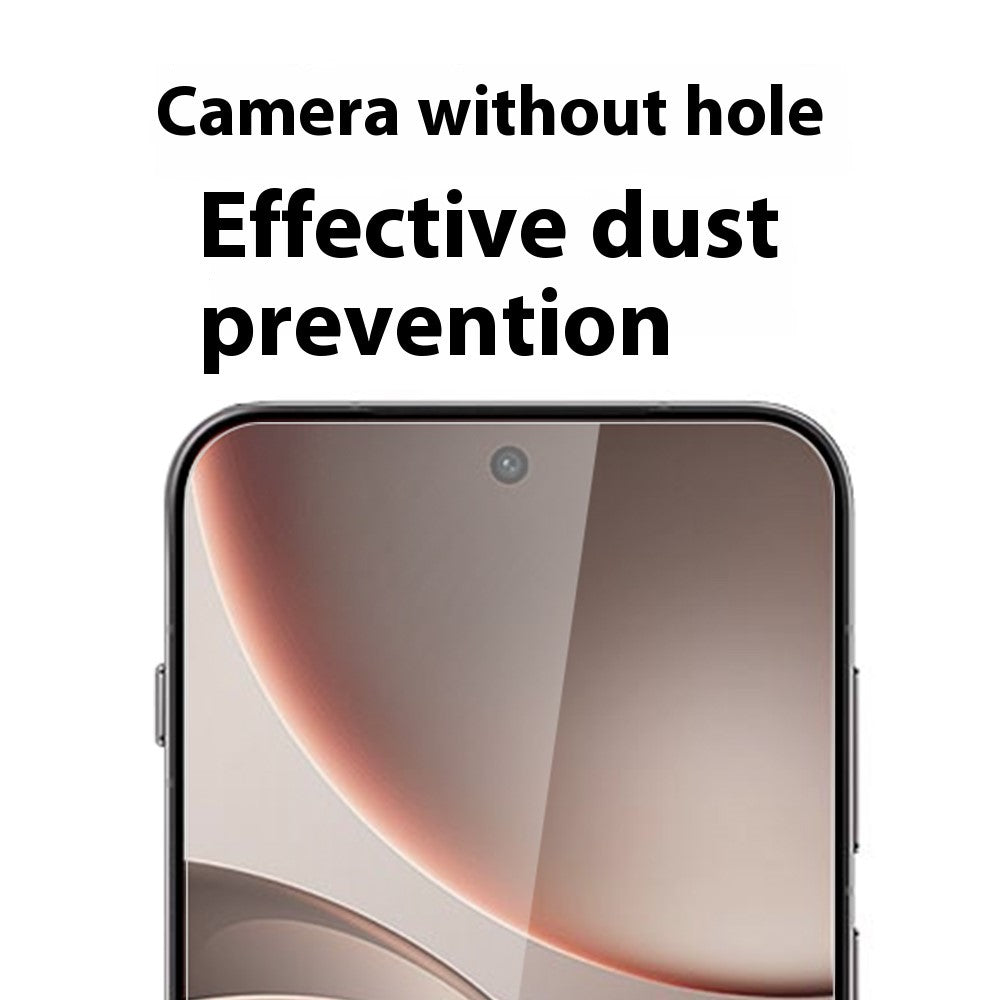 ITIETIE 2 stk. hærdet glas til Oppo Find X9 5G med silketryk, 0,25 mm, høj aluminiumsramme, fuld lim, ikke fuld dækning