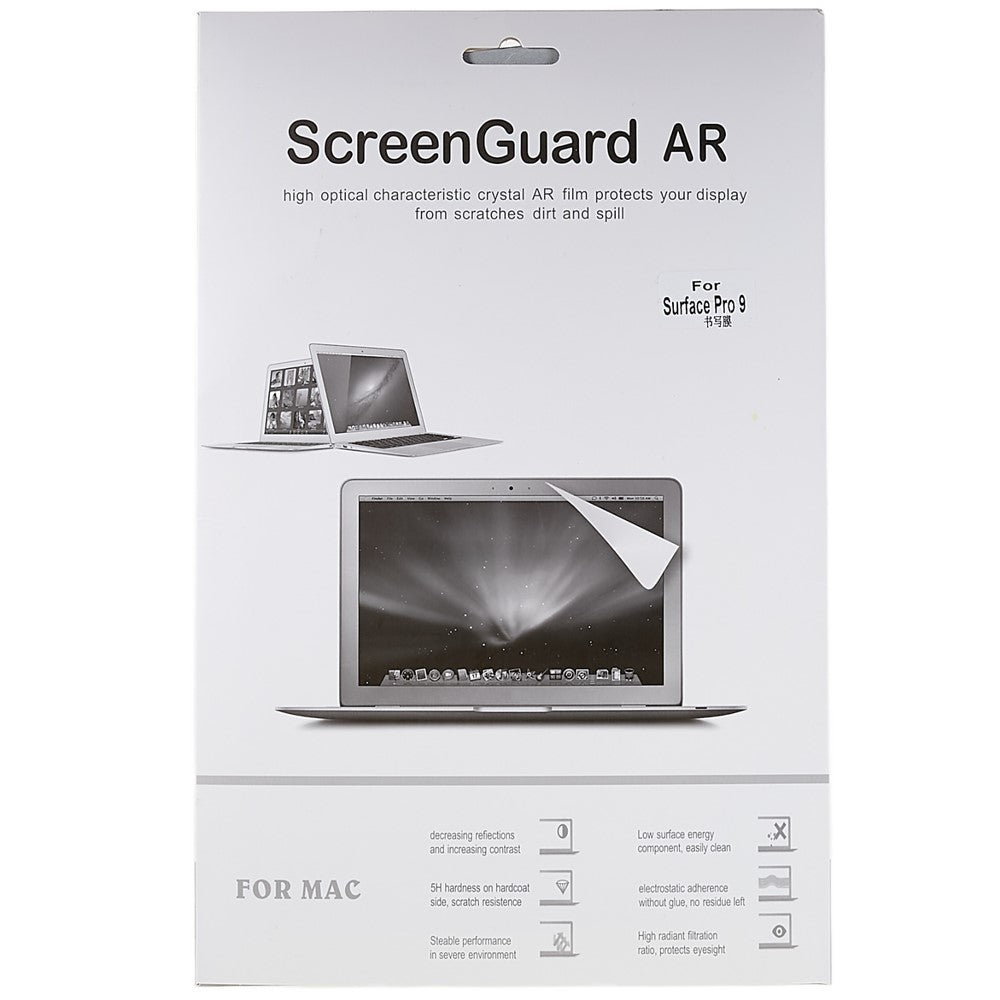 For Microsoft Surface Pro 9 Paper Feel Texture Film Full Cover Soft PET Screen Protector for Writing, Sketching, Drawing Like on Paper