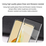 AMORUS För Oppo Reno15 F 5G / Reno14 F 5G / Reno13 5G (Global) Helskärmsskydd Anti-splitter Helklistrad Härdat Glasfilm