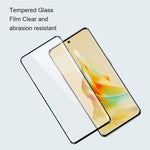 AMORUS 2 st för Oppo Reno15 F 5G / Reno14 F 5G / Reno13 5G (Global) helskärmsskydd antisplitter helhäftande härdat glasfilm