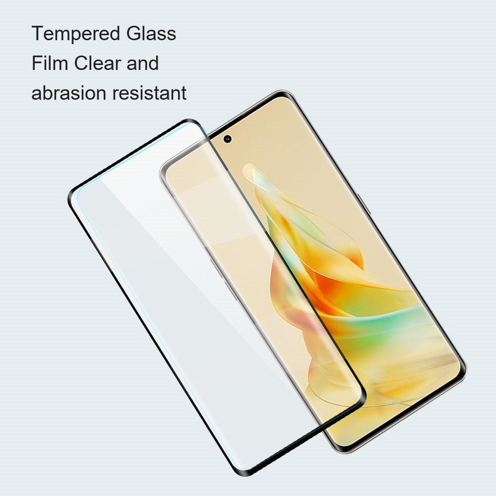 AMORUS 2 st för Oppo Reno15 F 5G / Reno14 F 5G / Reno13 5G (Global) helskärmsskydd antisplitter helhäftande härdat glasfilm