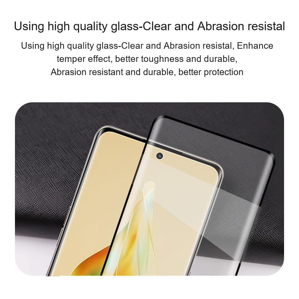 AMORUS 2 stk. fuldskærmsbeskyttelse til Oppo Reno15 F 5G / Reno14 F 5G / Reno13 5G (Global), splintfri hærdet glasfilm med fuld klæbeflade