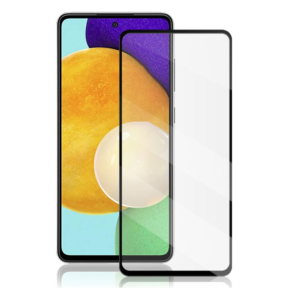 AMORUS För Samsung Galaxy A54 5G HD Sekundärhärdande Helskärmsskydd Silk Print Full Glue Splitterfri Härdad Glasfilm