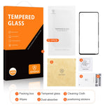 AMORUS För Samsung Galaxy A54 5G HD Sekundärhärdande Helskärmsskydd Silk Print Full Glue Splitterfri Härdad Glasfilm