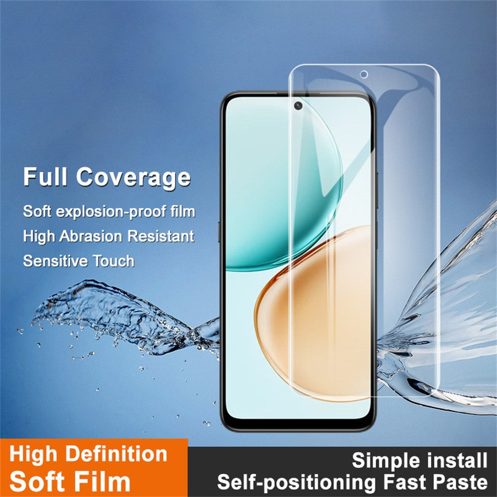 IMAK Hydrogelfilm 4:e generationens mjuk TPU-film för Honor 400 Smart 5G / 400 Smart 4G / X7d 4G / X7d 5G Ultraklart helskärmsskydd