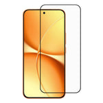 Fulddækkende skærmbeskyttelse med fuld lim, buet kant, HD-film i høj aluminium-siliciumglas med sort silketrykt kant til Xiaomi Poco X8 Pro Max 5G / Redmi Turbo 5 Max 5G (oplåsning med fingeraftryk)