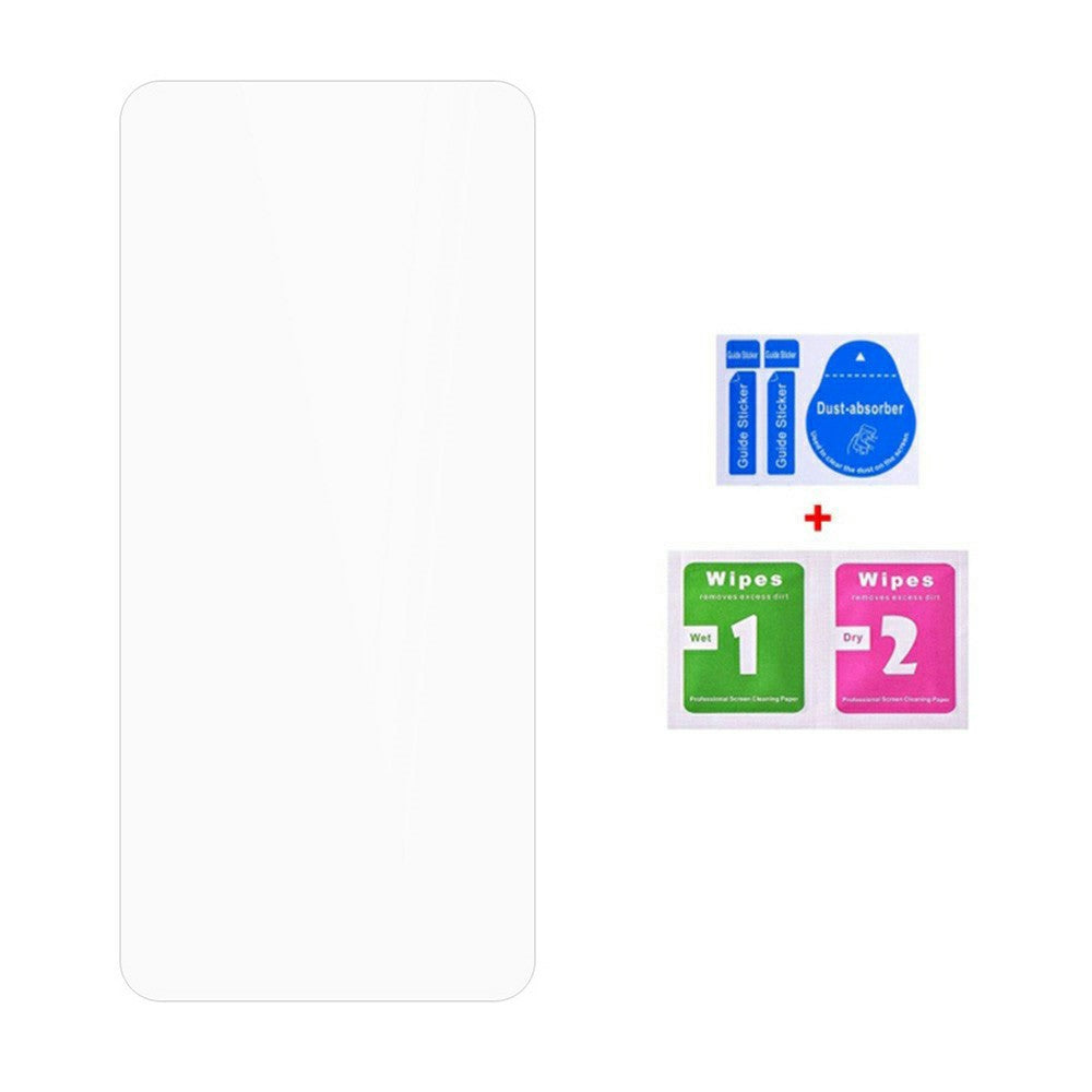 100Pcs For Honor X8d 4G Screen Protector Full Glue Anti-Scratch Tempered Glass Film (NOT Complete Covering) (No Package, with Wipes Set, Dust-absorber, Guide Sticker)