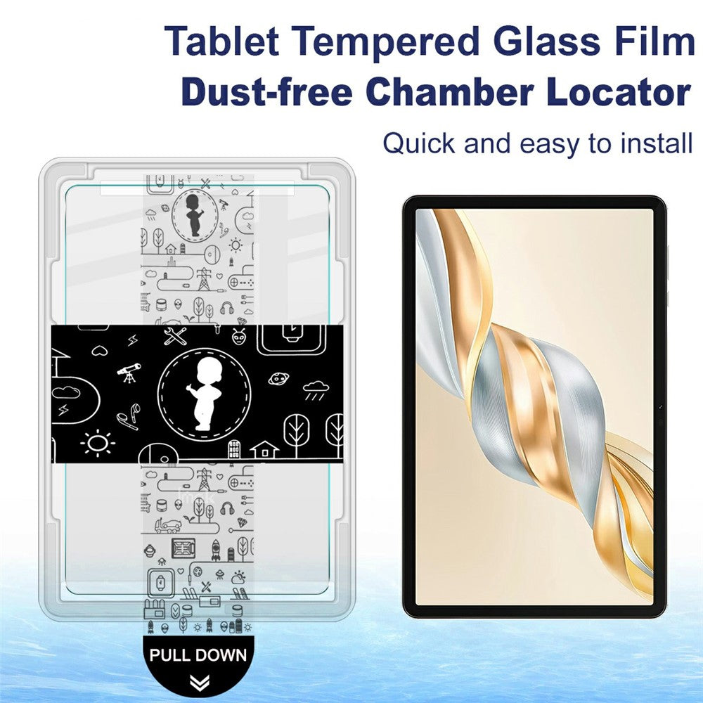 IMAK For Honor Pad X9a  /  Pad X8 Pro  /  Pad X9 Pro Tempered Glass Full Screen Protector with Dust-free Installation Tool