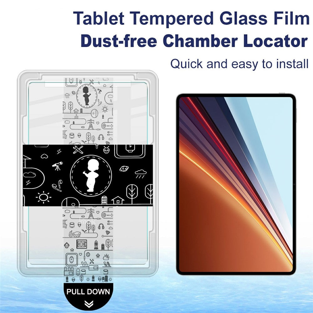 IMAK For Honor Pad GT2 Pro / MagicPad3 12.5 Hærdet glas Full Screen Protector med støvfrit installationsværktøj