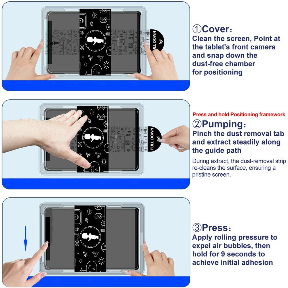 IMAK For Honor MagicPad 13 Tempered Glass Full Screen Protector with Dust-free Installation Tool
