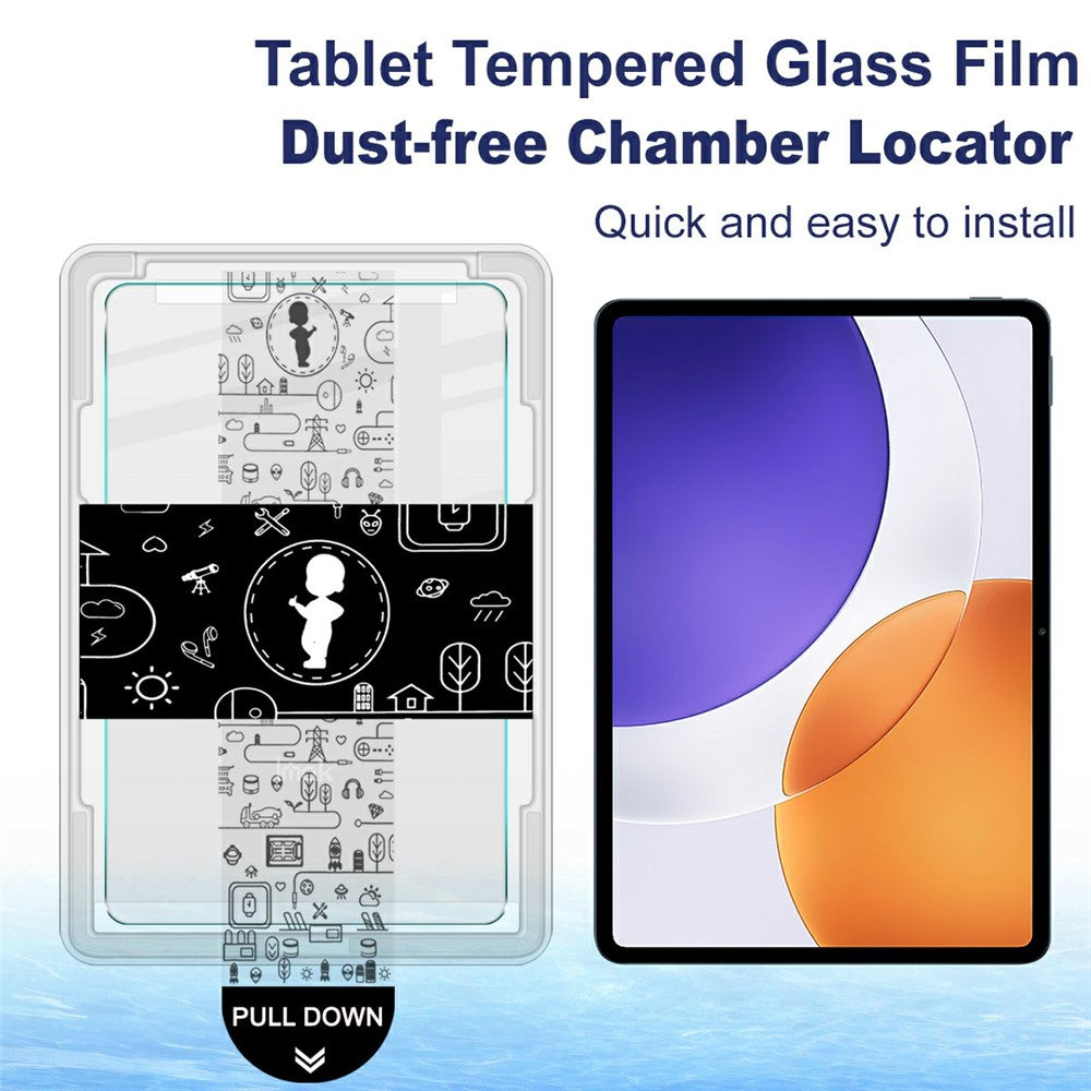 IMAK For Xiaomi Pad 7S Pro 12.5 Tempered Glass Full Screen Protector with Dust-free Installation Tool