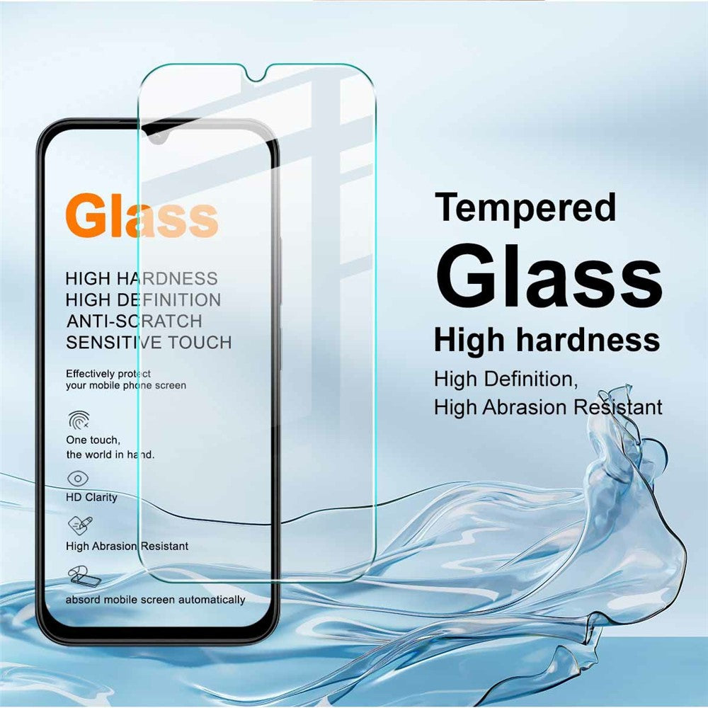 IMAK H-serien härdat glasfilm för Xiaomi Redmi A7 Pro 4G (171,56 mm) / Redmi A7 Pro 5G / Poco C85x 5G / Poco C81 Pro 4G / Poco C81 4G / Poco C9E 4G skärmskydd (ej heltäckande)