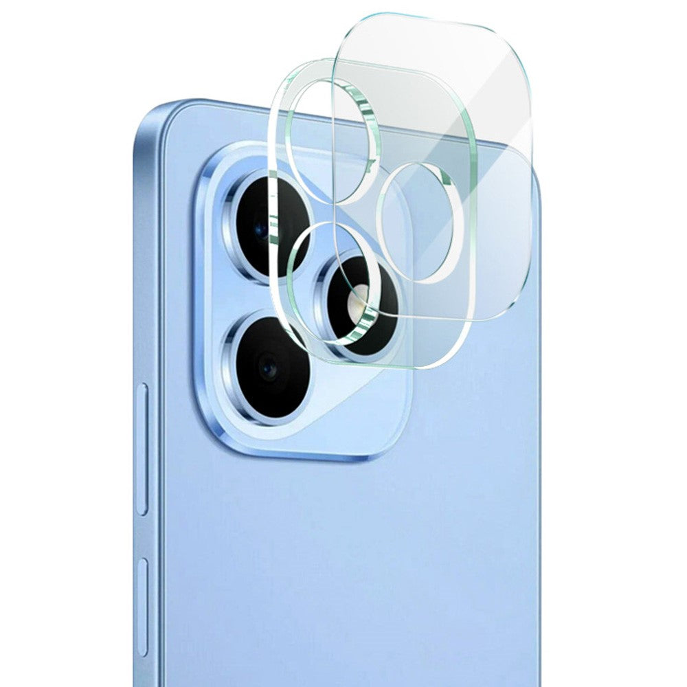 IMAK For Honor X8d 4G Tempered Glass Full Cover Camera Lens Protector + Acrylic Lens Cap