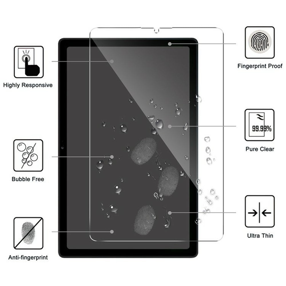 For Honor MagicPad 4 Tempered Glass Screen Protector 2.5D Straight Edge Full Screen Film Full Glue