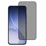 Oppo Reno15 F 5G Anti-Peep Härdat Glas Heltäckande Silk Print Skärmskydd