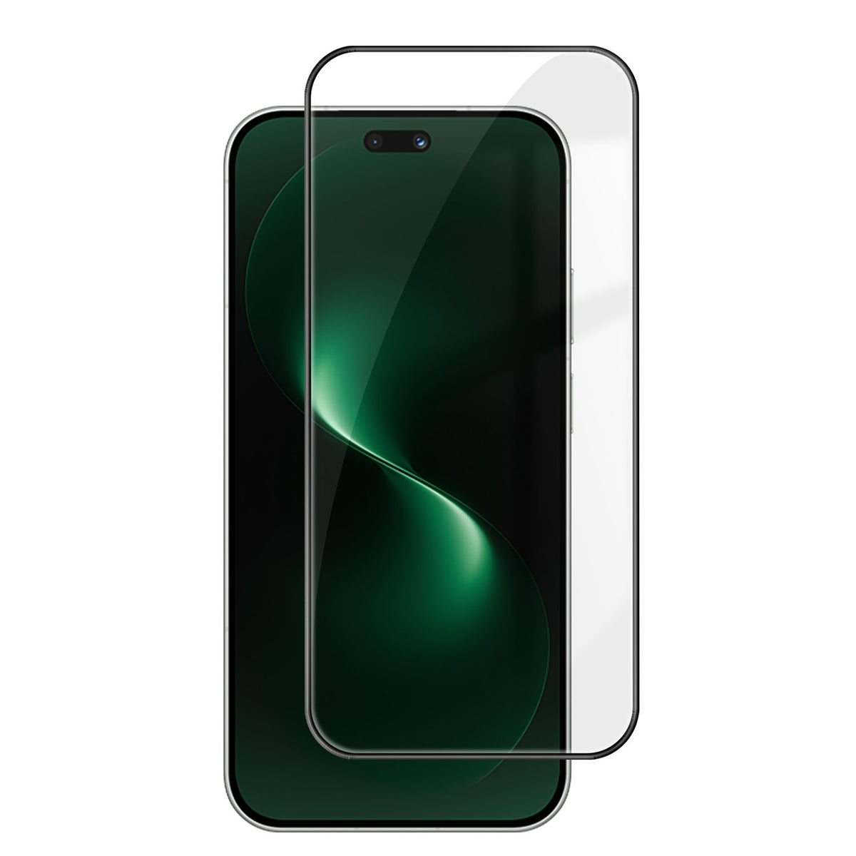 Huawei nova 15 Ultra 5G / Huawei nova 15 Pro 5G HD Helskärmsskydd Silkestryck Svart Kant Hög Aluminium-Silikon Glasfilm