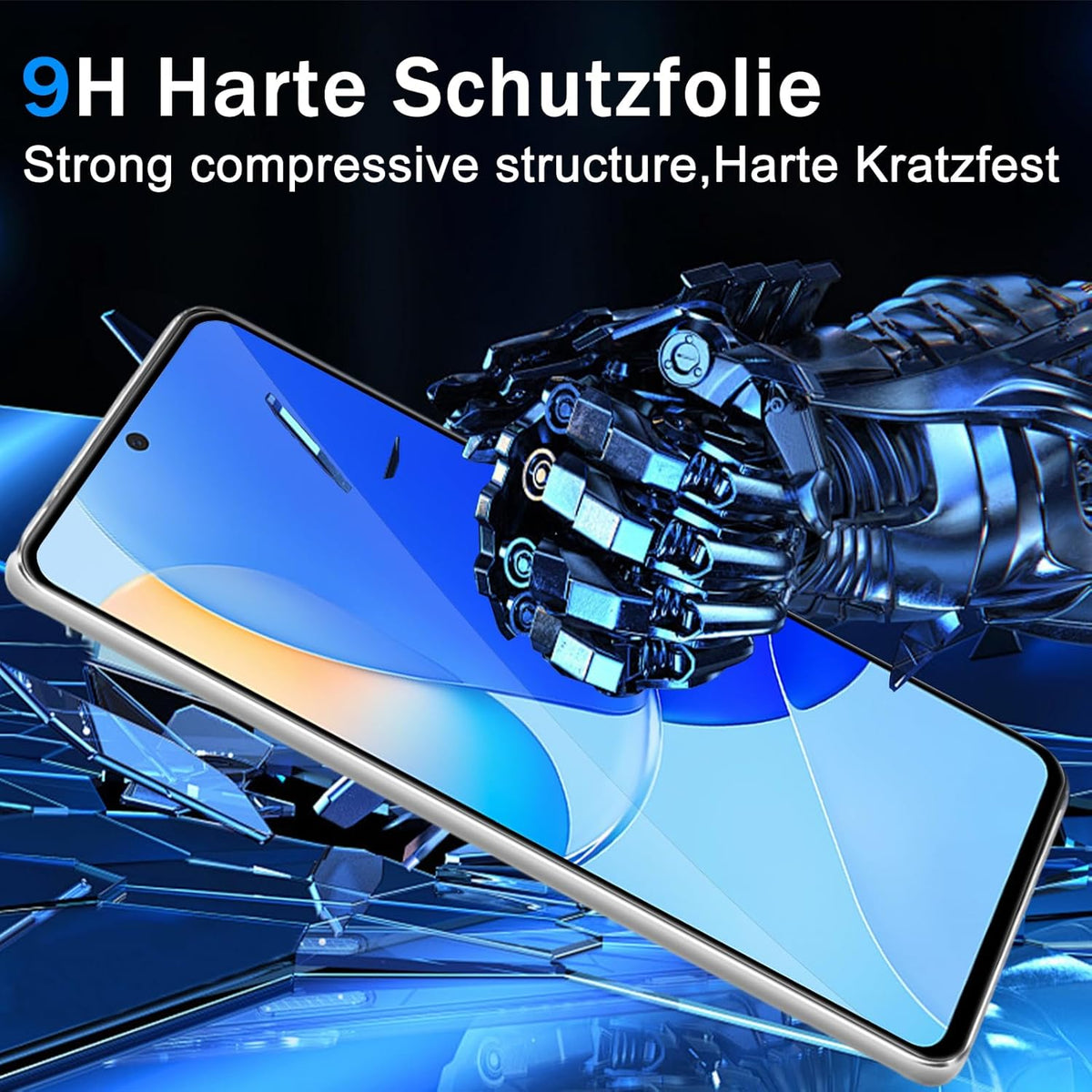 Huawei nova 15 Ultra 5G / Huawei nova 15 Pro 5G HD Helskärmsskydd Silkestryck Svart Kant Hög Aluminium-Silikon Glasfilm