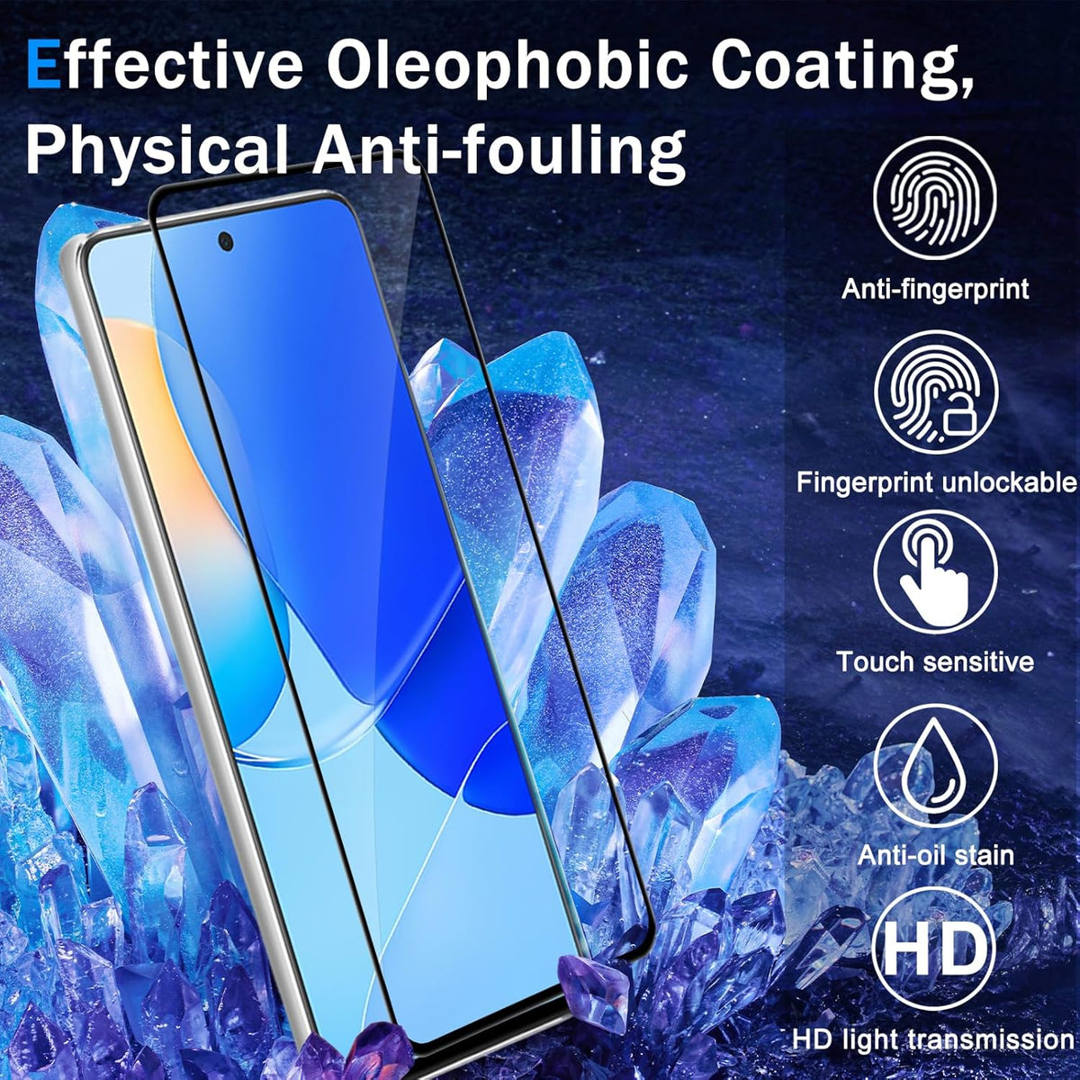 Huawei nova 15 Ultra 5G / Huawei nova 15 Pro 5G HD Helskärmsskydd Silkestryck Svart Kant Hög Aluminium-Silikon Glasfilm