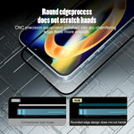 For Honor Win RT 5G / Honor Win 5G HD Full Screen Protector Silk Printing Black Edge High Aluminium-silicon Glass Film