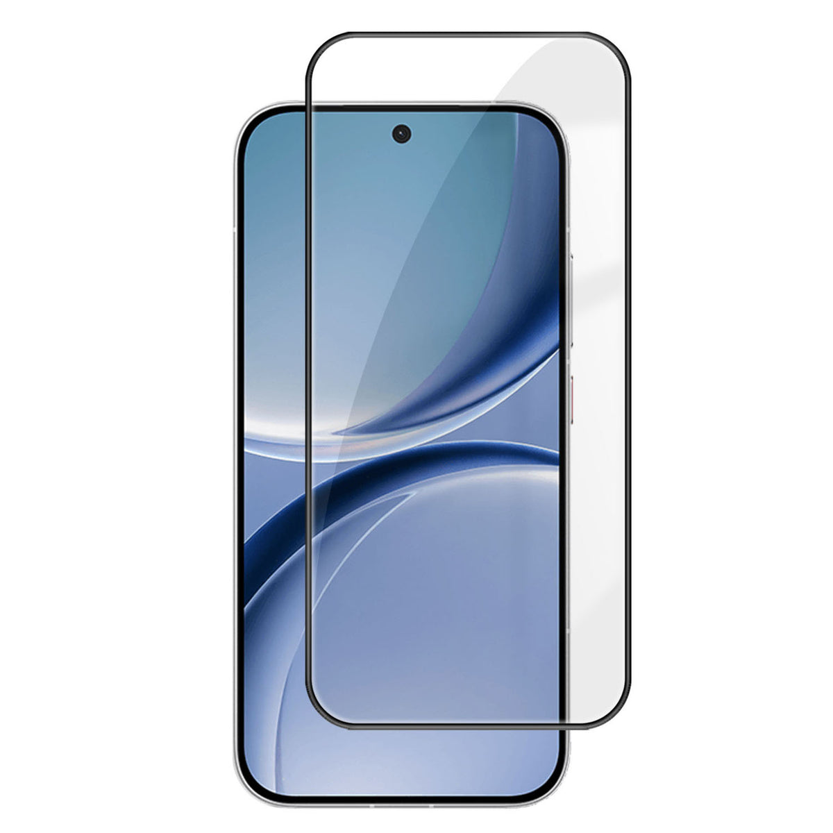 For Xiaomi Redmi Turbo 5 5G / Xiaomi Poco X8 Pro 5G HD Full Screen Protector Silk Printing Black Edge High Aluminium-silicon Glass Film