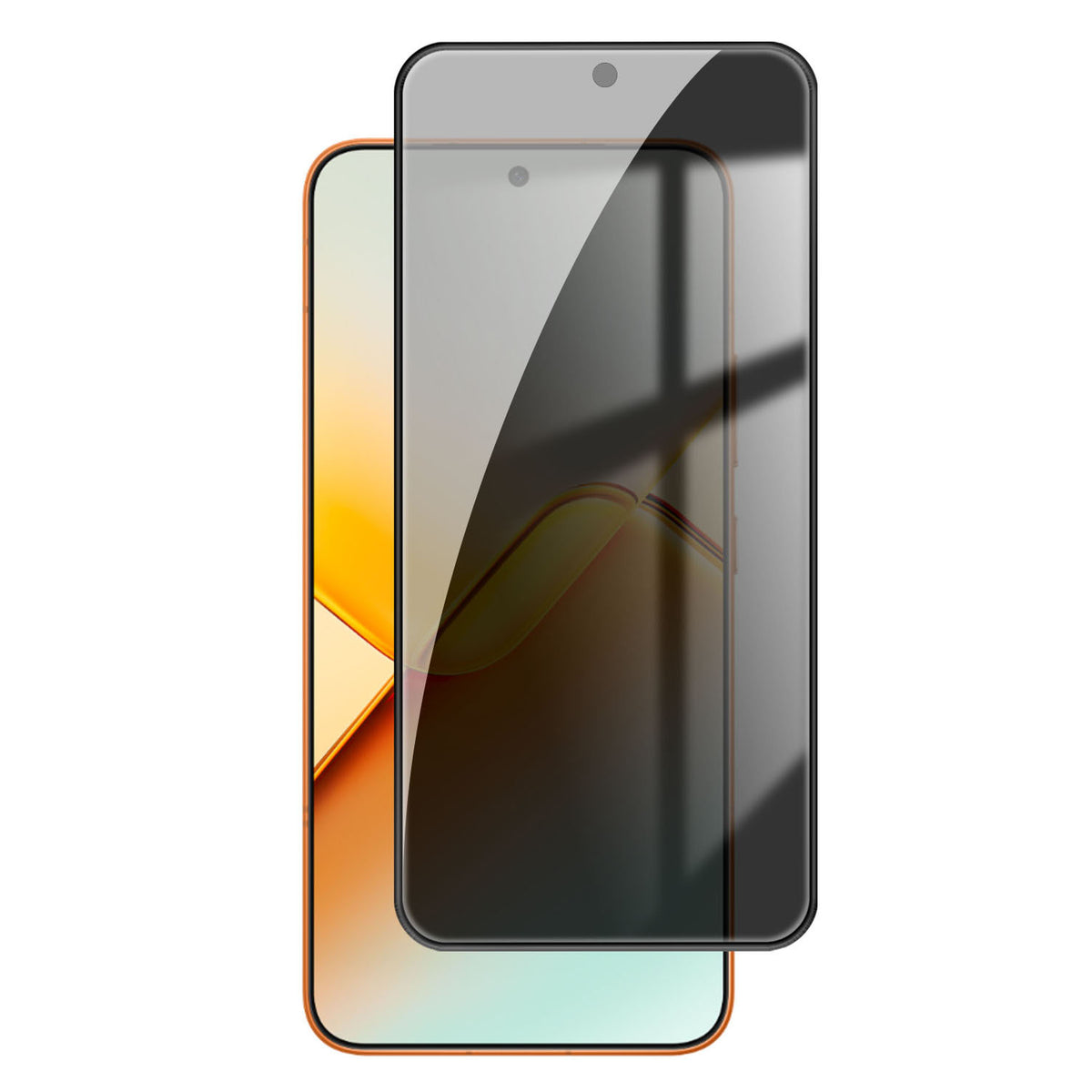 For Honor Power2 5G Anti Spy Privacy Full Screen Protector Black Edge High Aluminium-silicon Glass Film