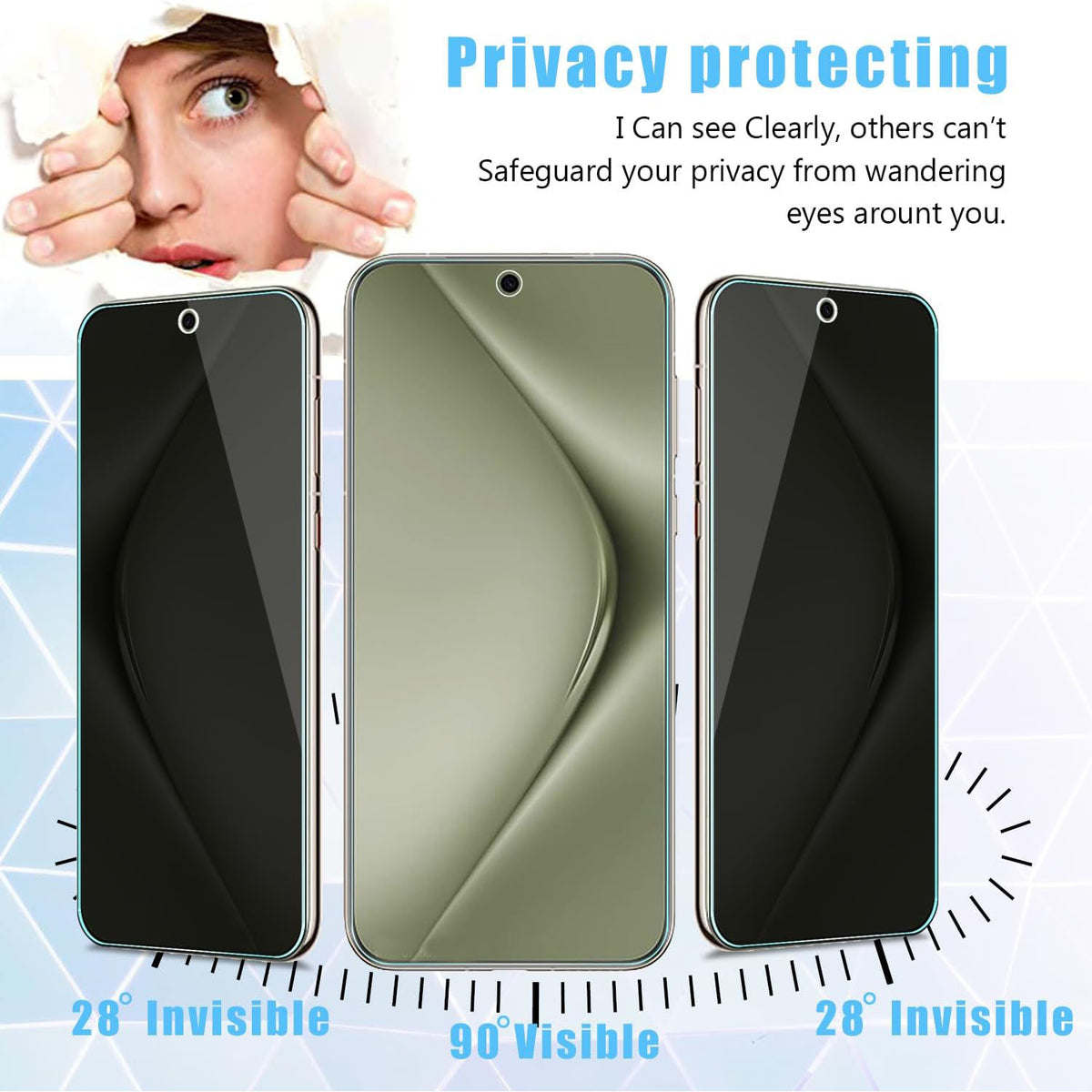 For Huawei nova 15 Ultra 5G / Huawei nova 15 Pro 5G Anti Spy Privacy Full Screen Protector Black Edge High Aluminium-silicon Glass Film