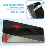 For Huawei nova 15 5G Anti Spy Privacy Full Screen Protector Black Edge High Aluminium-silicon Glass Film