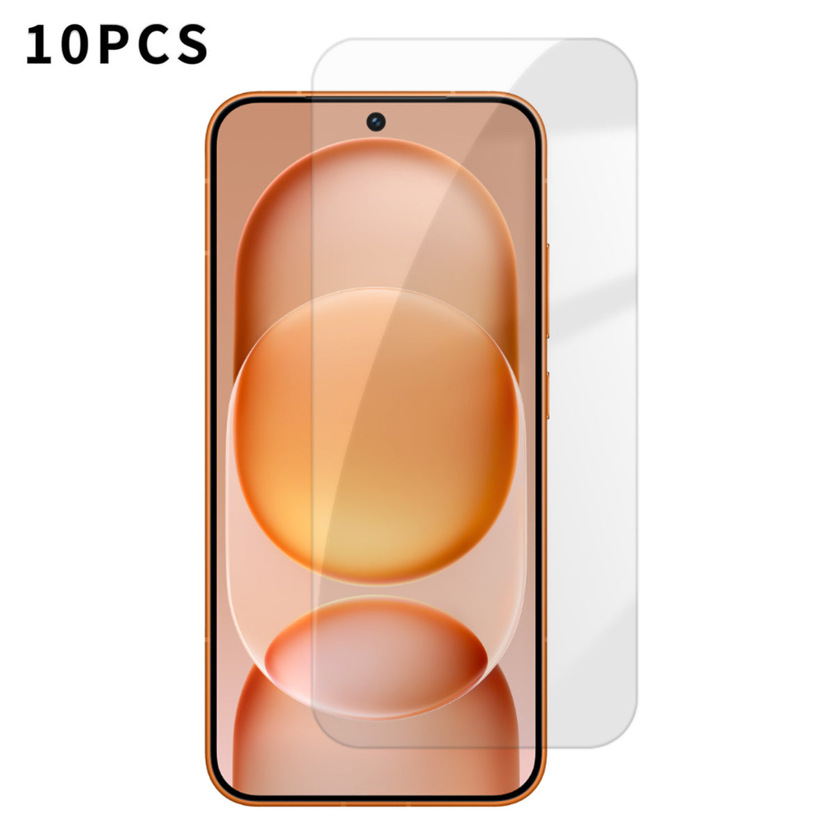 Honor Magic8 Pro Air 5G, 10 HD-skærmbeskyttere i anti-fingeraftryksbehandlet hærdet glas med højt aluminium-silicaindhold (ikke fuldt dækkende)