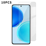 Honor X8d 4G 10 st HD skärmskydd hög aluminium-kisel anti-fingeravtryck härdat glasfilm (ej heltäckande täckning)