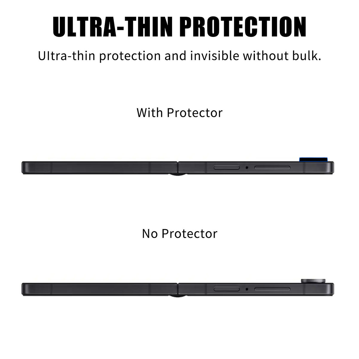 For Samsung Galaxy Z Flip7 FE 5G / Galaxy Z Flip6 5G Full Cover Camera Lens Protector Silk Print HD Anti Fingerprint AR Tempered Glass Lens Film
