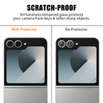 For Samsung Galaxy Z Flip7 FE 5G / Galaxy Z Flip6 5G Full Cover Camera Lens Protector Silk Print HD Anti Fingerprint AR Tempered Glass Lens Film