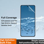 IMAK Hydrogel Film 4th For Honor X8d 4G Full Screen Protector Ultra Clear Full Glue Soft TPU Film (Fingerprint Unlock)