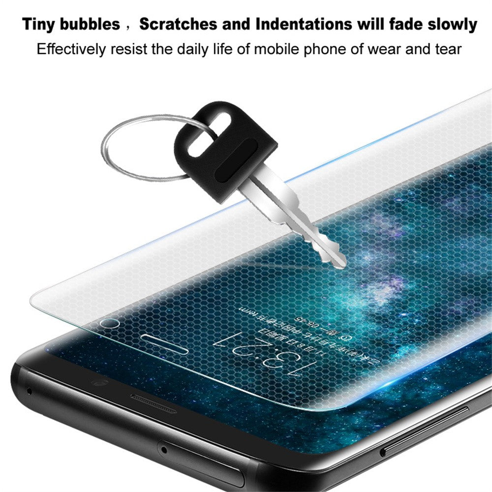 IMAK Hydrogel Film 4th For Honor X8d 4G Full Screen Protector Ultra Clear Full Glue Soft TPU Film (Fingerprint Unlock)