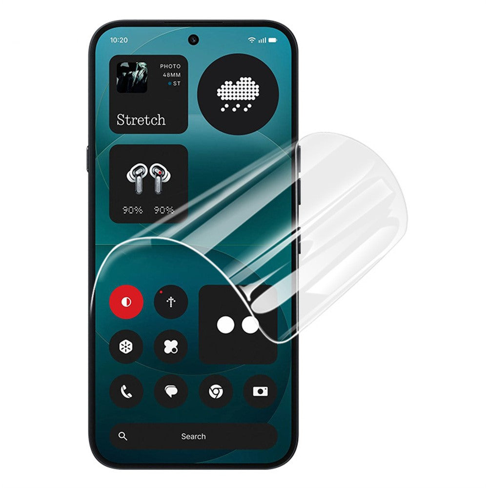 IMAK Hydrogel Film 4th For Nothing Phone (4a) Pro Full Screen Protector Ultra Clear Full Glue Soft TPU Film (Fingerprint Unlock)