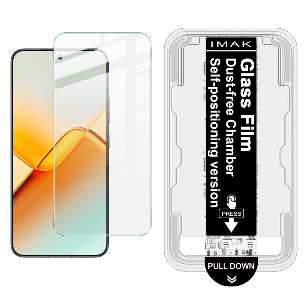 IMAK For Honor Power2 5G by Leica Tempered Glass Screen Protector with Dust-free Installation Tool (Fingerprint Unlock) (Not Complete Coverage)
