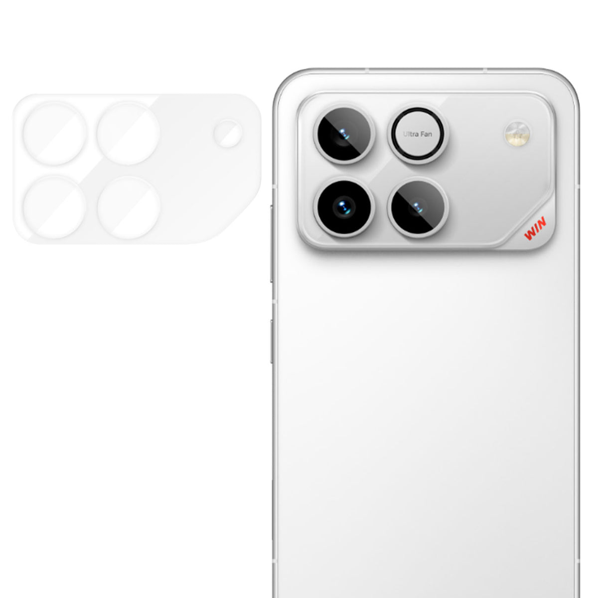 For Honor Win RT 5G / Honor Win 5G Full Cover Camera Lens Protector High Definition Anti Fingerprint AR Tempered Glass Lens Film
