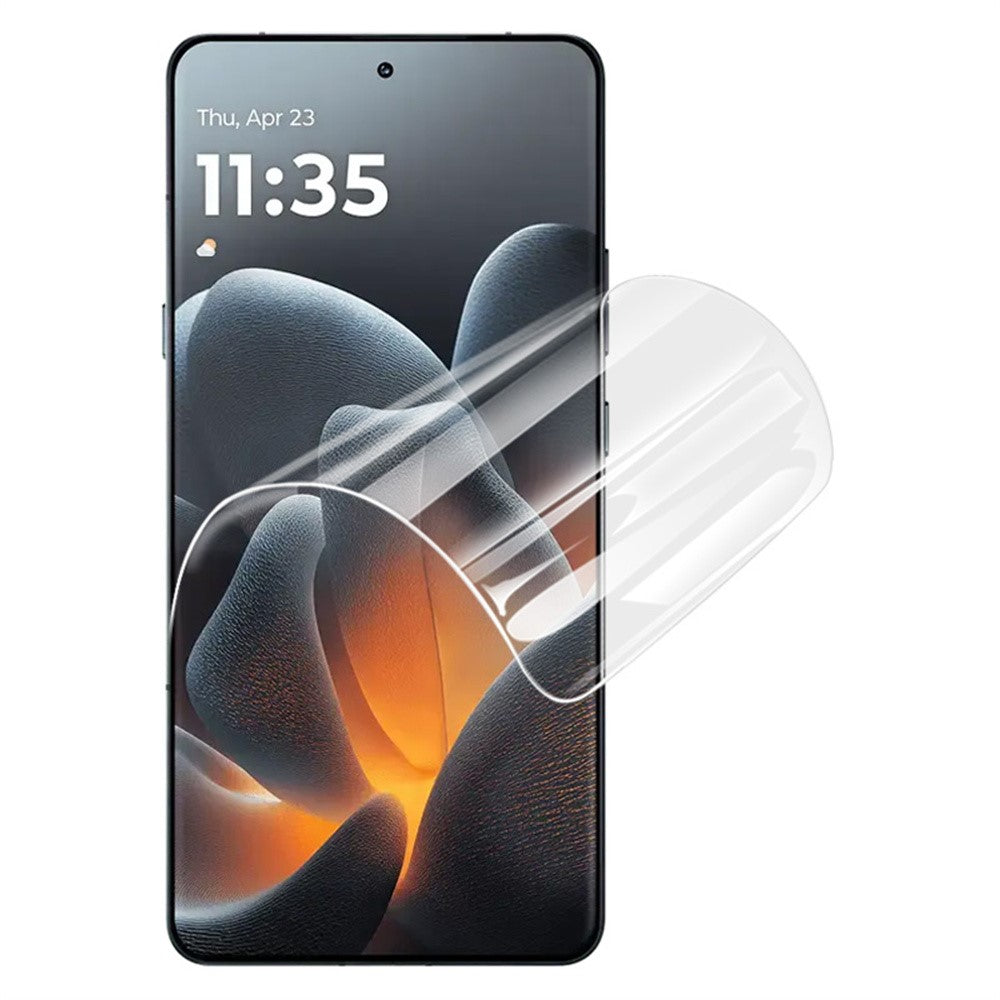 IMAK Hydrogelfilm 4 för Motorola Edge 70 Ultra 5G / Moto X70 Air Pro 5G / Signature 5G helskärmsskydd ultraklar helklistrande mjuk TPU-film (fingeravtryckslåsning)