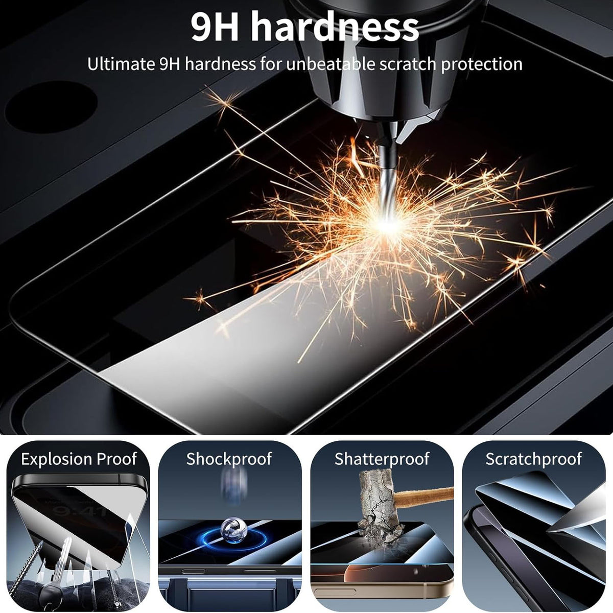 Til OnePlus 15T 5G Anti Spy Privacy Fuld Skærmbeskytter Sort Kant Høj Aluminium-silicium Glasfilm
