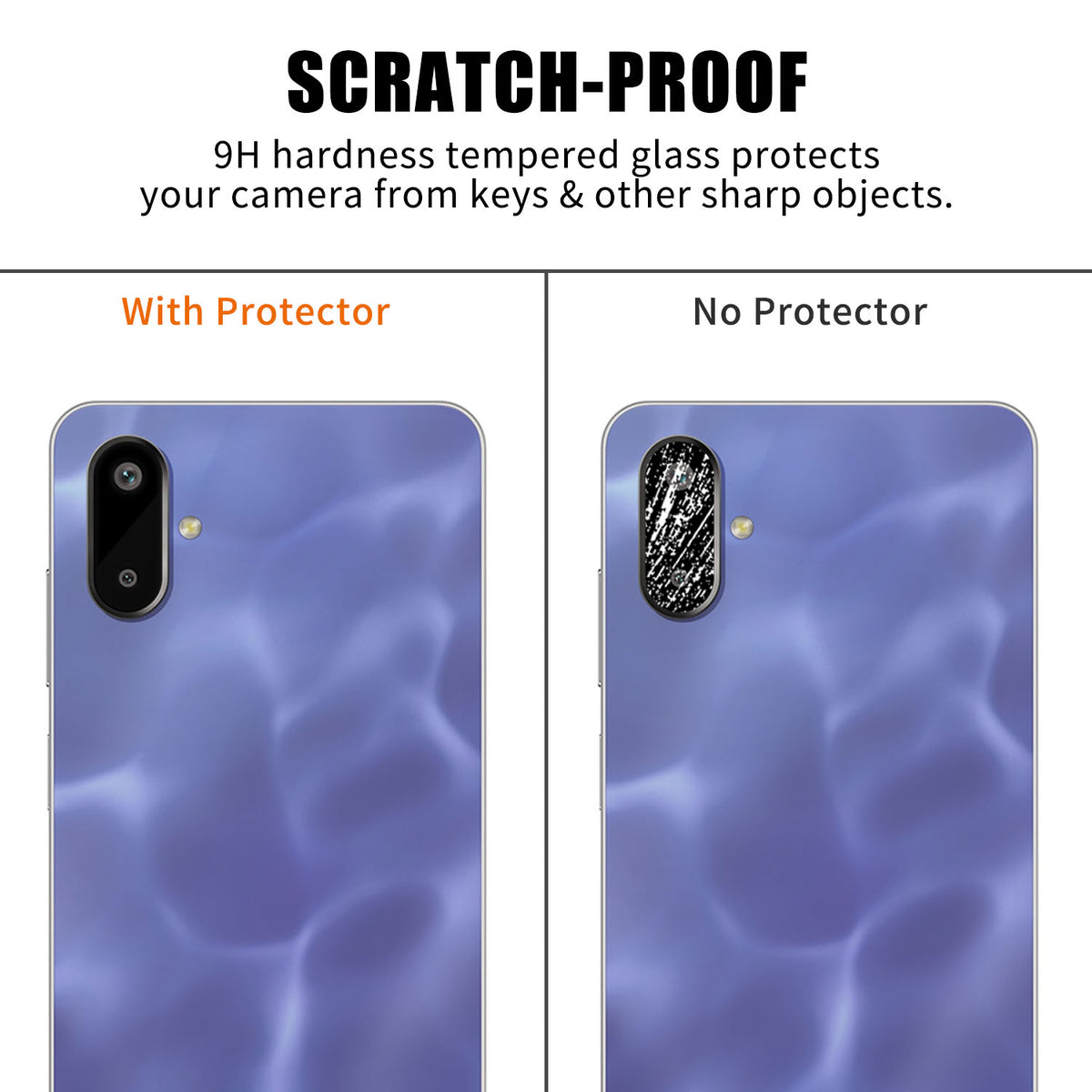 Samsung Galaxy F06 5G / Galaxy M06 5G Heltäckande Kameralinsskydd Högupplöst Anti-Fingeravtryck AR Härdat Glas Linsfilm
