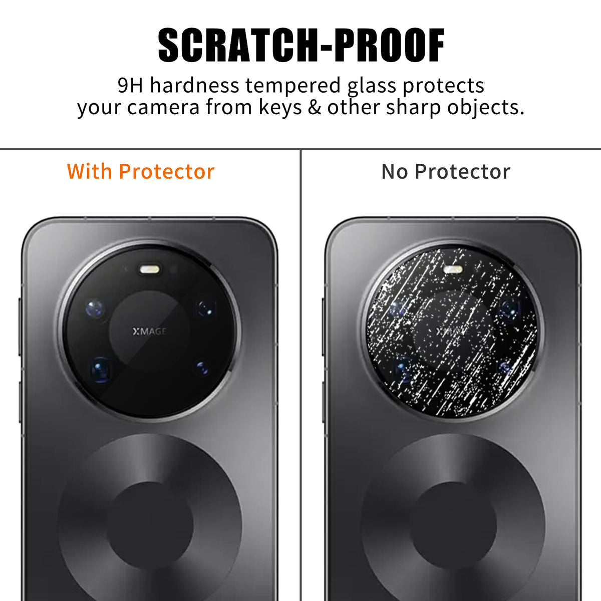 Huawei Mate 80 Pro Max komplet kameralinsebeskyttelse i høj opløsning, anti-fingeraftryk, AR-hærdet glaslinsefilm