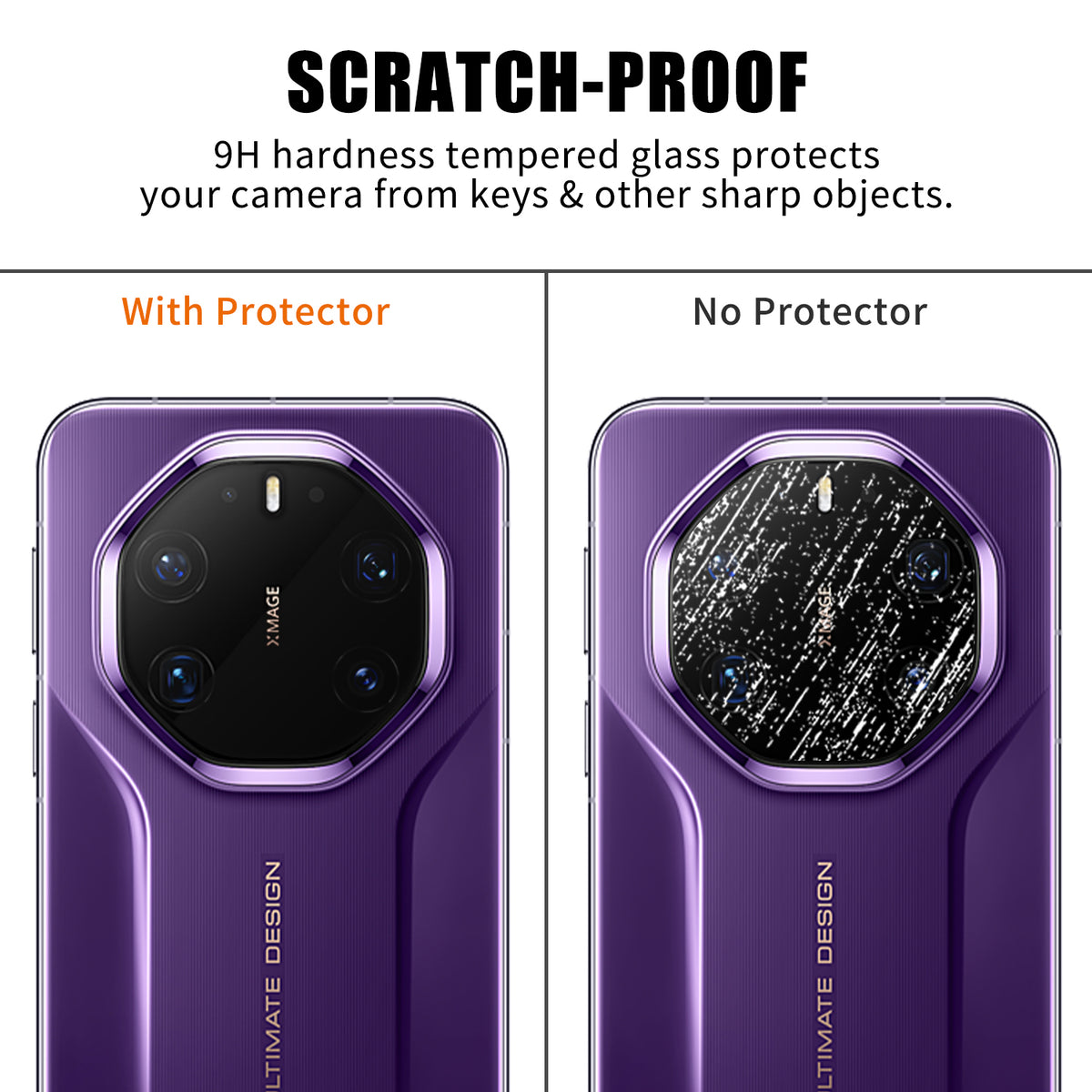 For Huawei Mate 80 RS Ultimate Full Cover Camera Lens Protector High Definition Anti Fingerprint AR Tempered Glass Lens Film