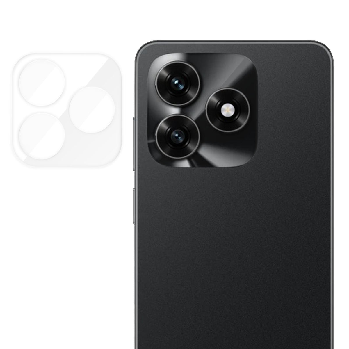 Honor X5c 4G / Honor X5c Plus 4G Heltäckande Kameralinsskydd Högupplöst Anti-Fingeravtryck AR Härdat Glas Linsfilm
