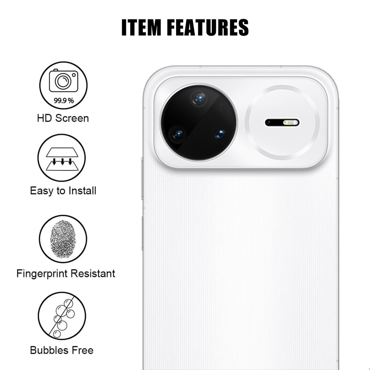 Huawei Nova 15 Pro 5G Heltäckande Kameralinsskydd High Definition Anti-Fingeravtryck AR Härdat Glas Linsfilm