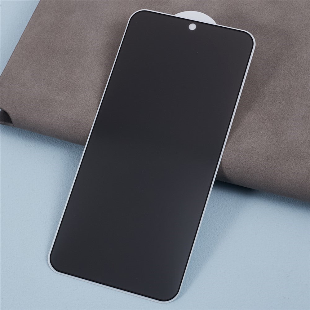 For Oppo Find N6 5G Anti-Peep Tempered Glass Full Covering Silk Printing Screen Protector