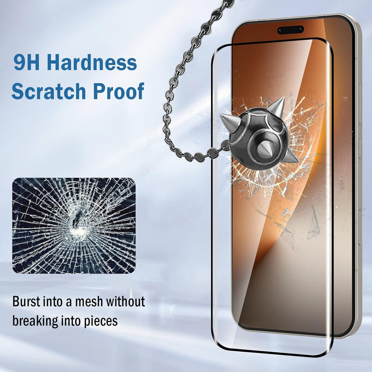 For Honor Magic8 Pro 5G HD Full Screen Protector Silk Printing Black Edge High Aluminium-silicon Glass Film