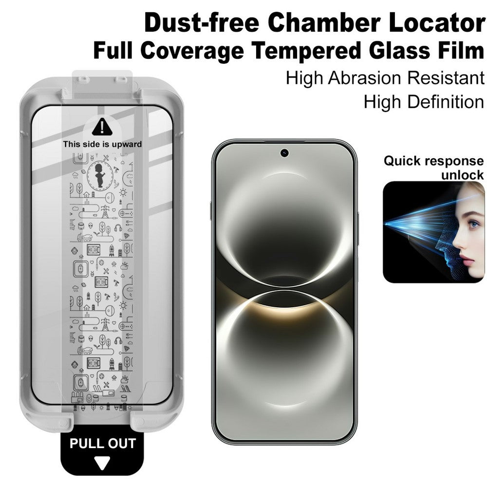 IMAK Tempered Glass For Huawei nova 15 Max / Enjoy 90 Pro Max Full Screen Protector Full Glue Film with Dust-free Installation Tool