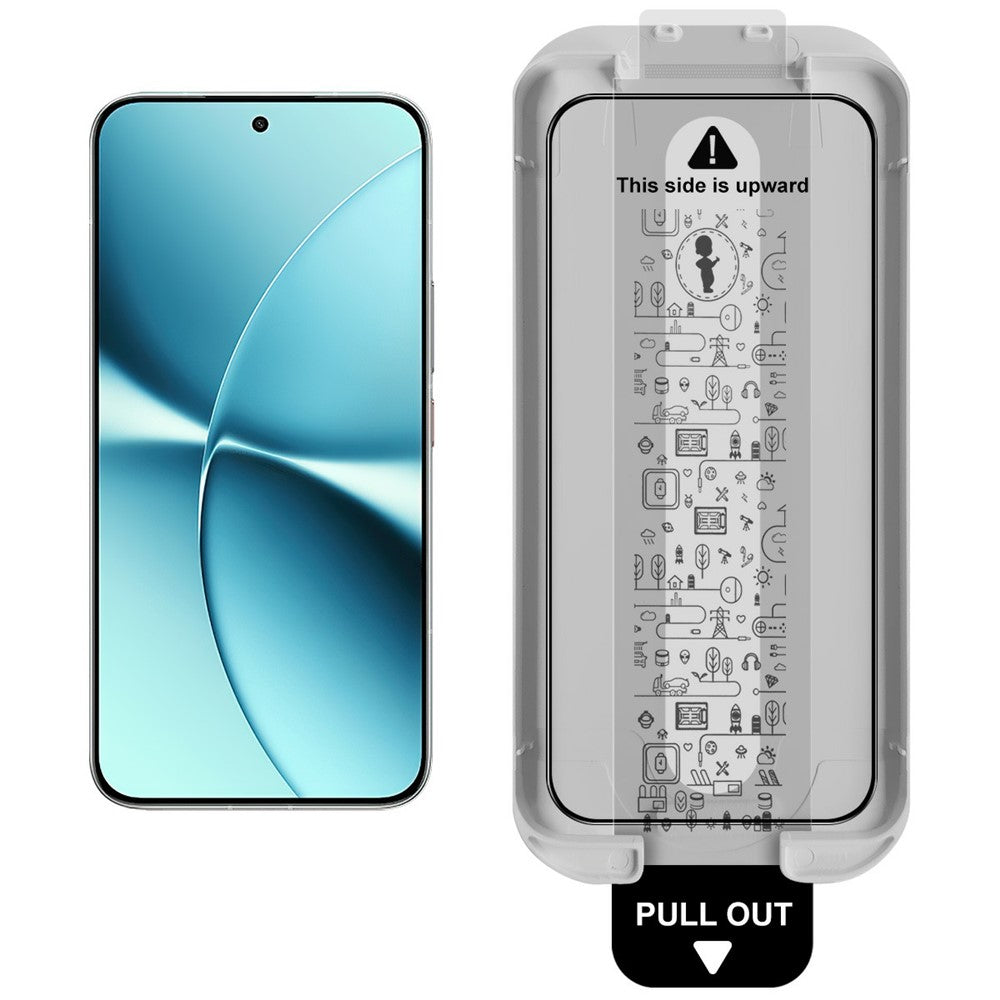 IMAK Tempered Glass For Xiaomi Redmi Turbo 5 5G  /  Poco X8 Pro 5G Full Screen Protector Full Glue Film with Dust-free Installation Tool (Fingerprint Unlock)