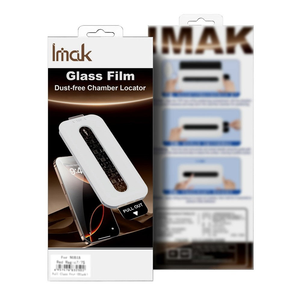 IMAK 3Pcs Tempered Glass For Xiaomi Redmi Turbo 5 Max 5G  /  Poco X8 Pro Max 5G Full Screen Protector Full Glue Film with Dust-free Installation Tool (Fingerprint Unlock)